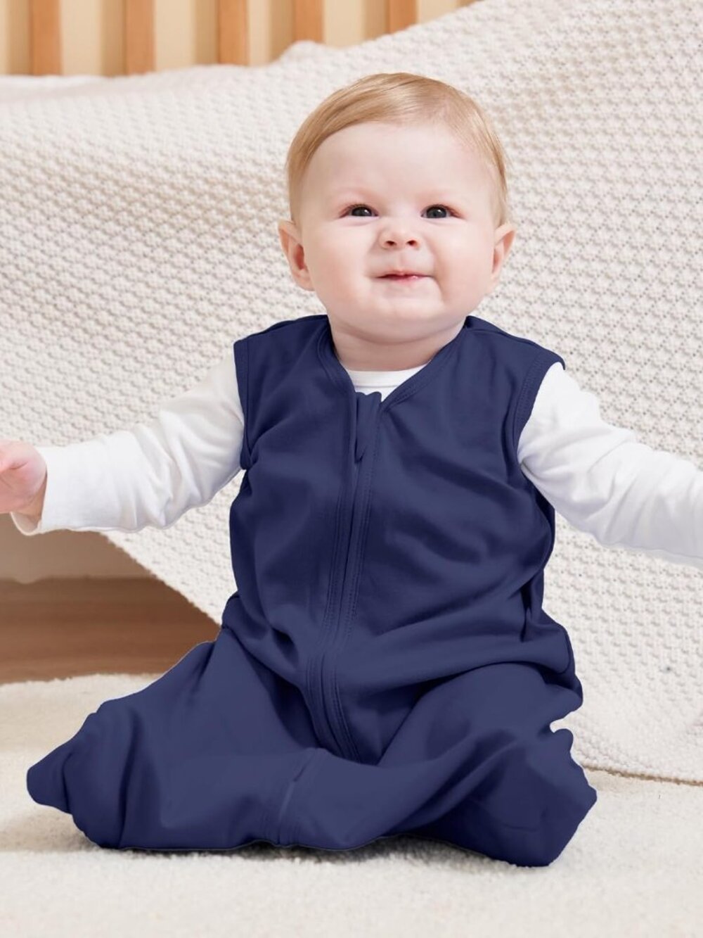 Baby Sleep Sack 6-12 Months, 100% Cotton Sleeping Sack for Newborn and Infant, 3 - Picture 7 of 7